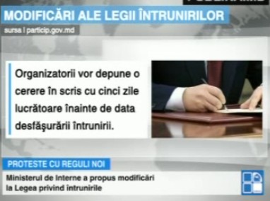 Proteste cu reguli noi. Ministerul de Interne a propus modificări la Legea privind întrunirile