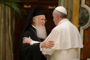 Video. Live. Papa Francis si patriarhul Varfolomeu într-o rugaciune apostatică începînd cu orele 20.00 la mormîntul Domnului!