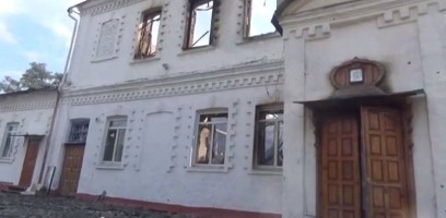 TRUPELE UCRAINENE AU OCUPAT O MANASTIRE DIN DONETK SI BOMBARDEAZA ZILNIC BISERICI