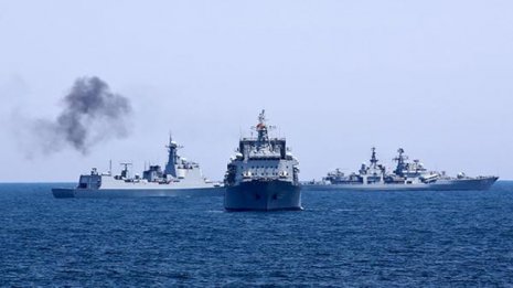 Rusia și China desfășoară exerciții militare în Marea Mediterană