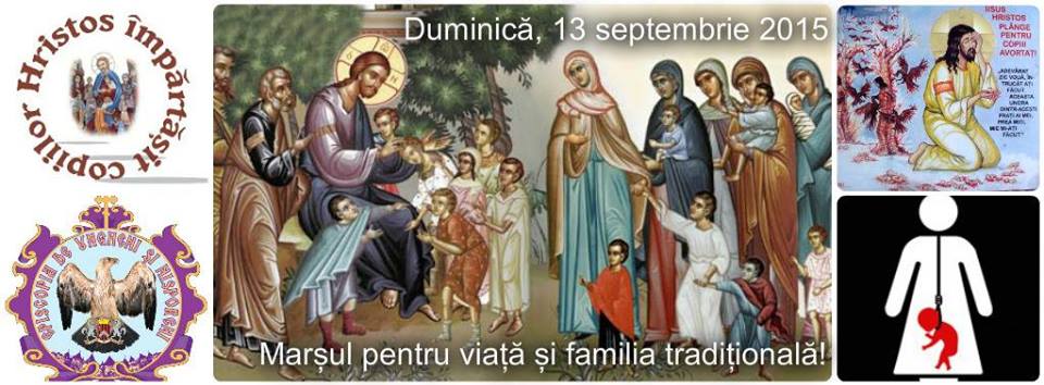 Anunţ! Marşul pentru viaţă şi familia tradiţională