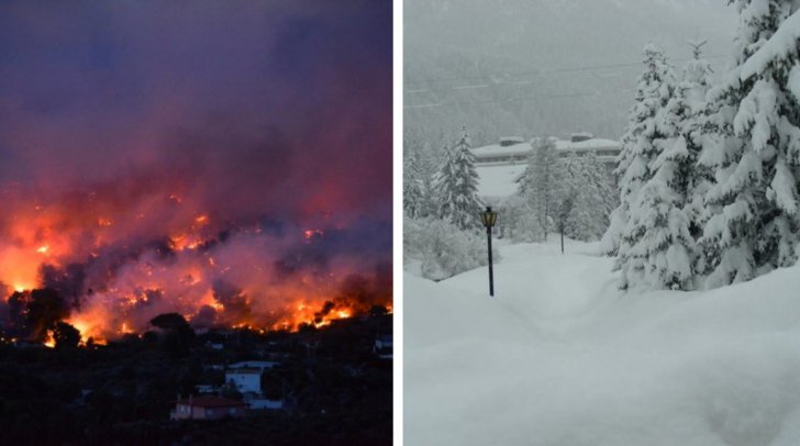 Este vara vremii extreme în toată lumea: Incendii şi zăpadă. Schimbări apocaliptice ale planetei