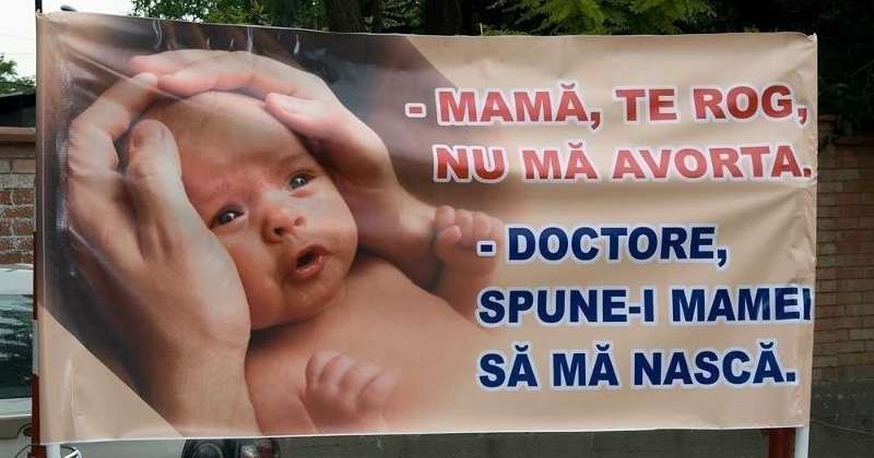 România: 480 de avorturi la 1.000 de naşteri, ceea ce înseamnă că aproape jumătate din copiii concepuţi sunt avortaţi