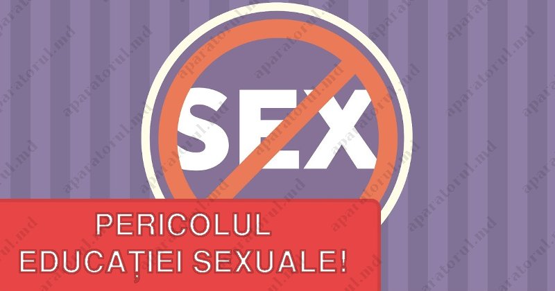 România: Scrisoare deschisă – Spune NU educației sexuale în școli!