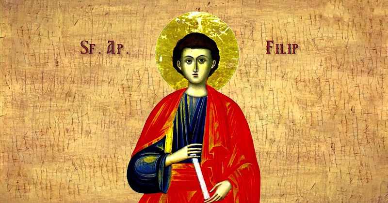 Sf. Ap. Filip, unul dintre cei 12 Apostoli, luminător celor din întuneric