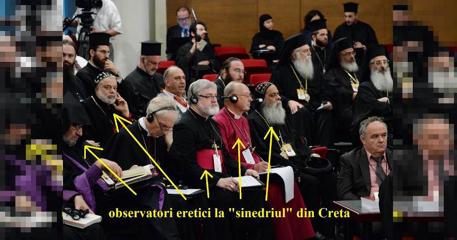 Nu Biserica a vorbit la Creta (în 2016), ci au vorbit ecumeniștii din ea!