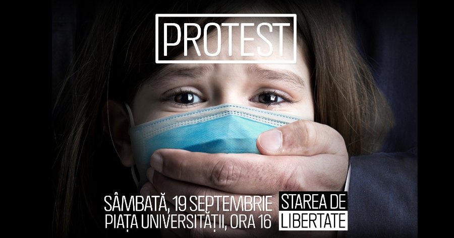 Mii de ROMÂNI au protestat împotriva restricţiilor din şcoli: „Copiii noştri sunt dresați și condiționați ca animalele”