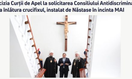 O decizie rușinoasa pentru justiția de la Chișinău: Înlăturarea CRUCII din incinta MAI