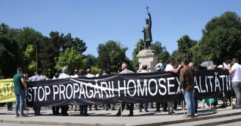 Protest Pașnic: Stop propagării homosexualității